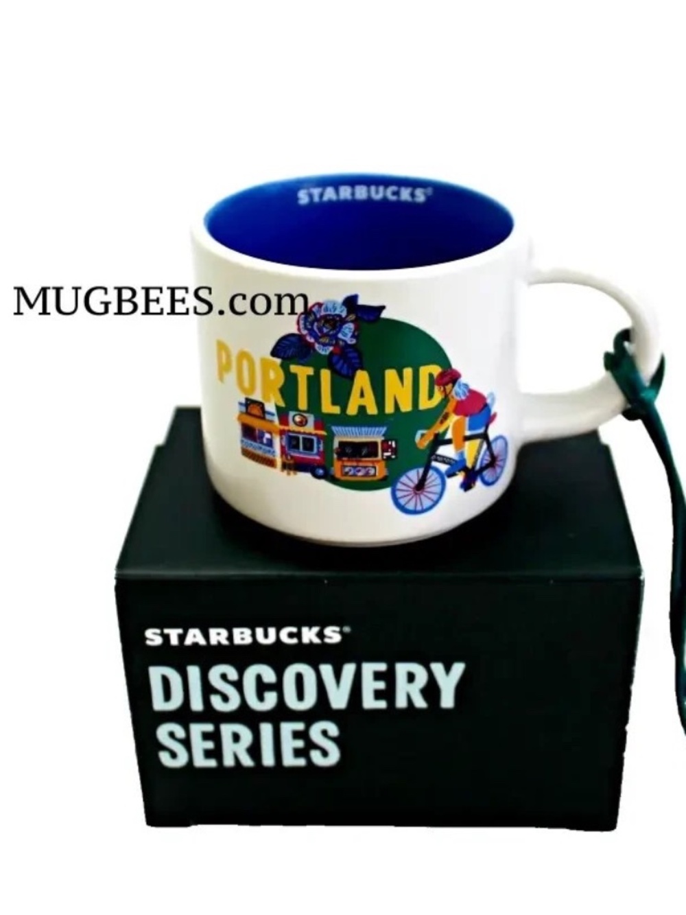 Starbucks Discovery Series Ornament Portland Ceramic Demi Cup 2 oz NWT